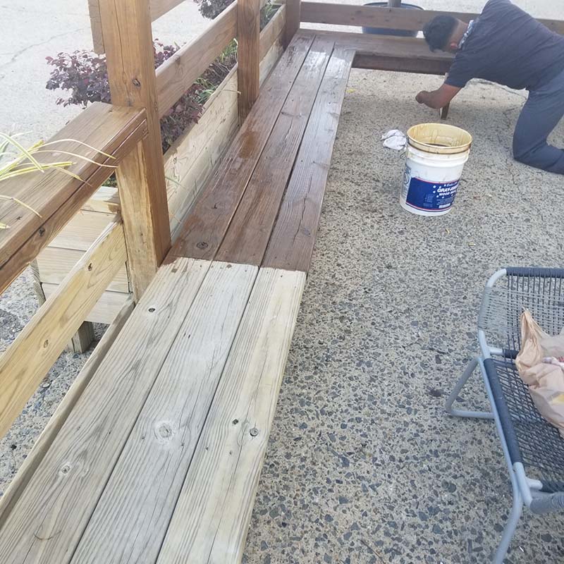 Deck Fence Cleaning