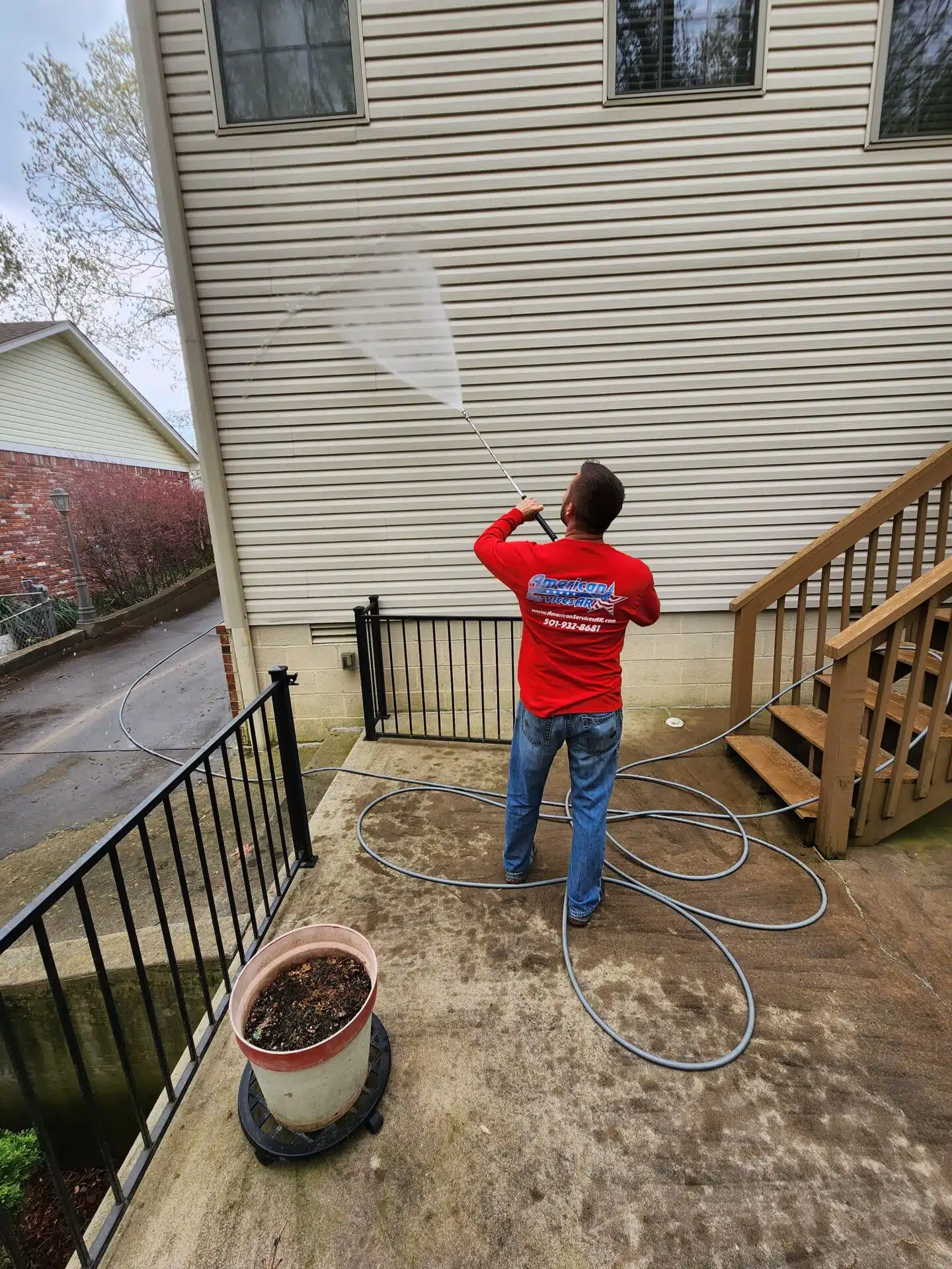 professional house washing service exterior cleaning in Cabot AR